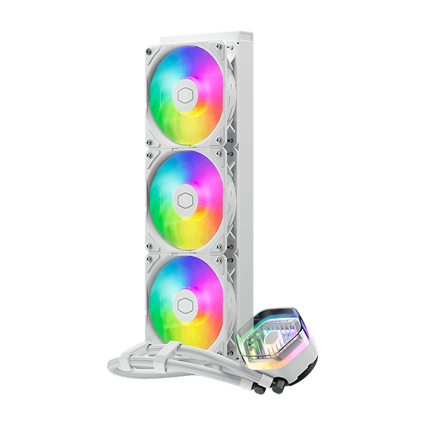 Cooler Master MasterLiquid 360mm Atmos ARGB White CPU Liquid Cooler